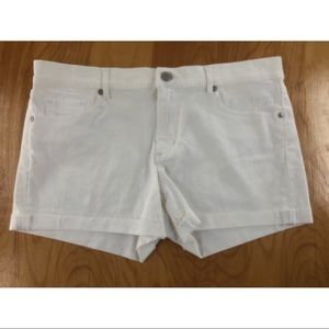 Loft | Never worn white cutoff shorts